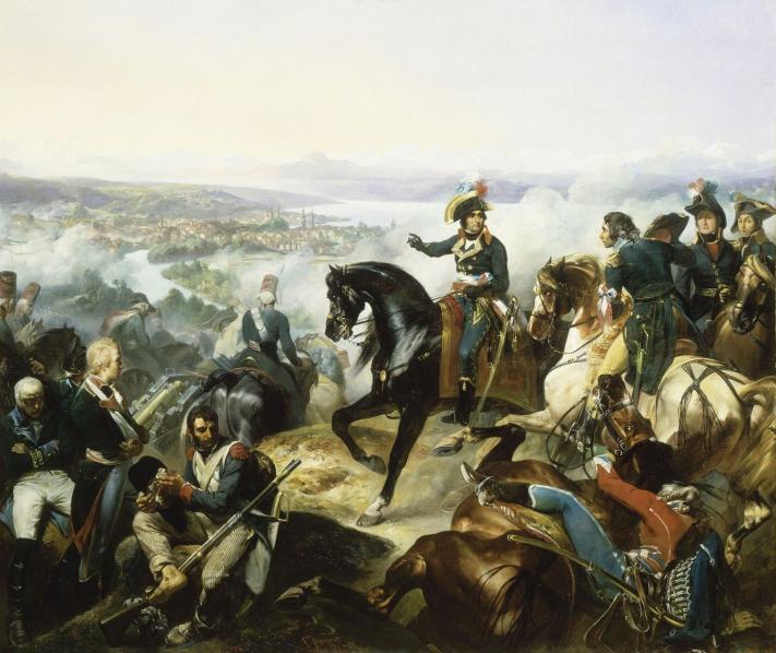 Second Battle of Zurich, 1799, September 25 (Francois Bouchot) (1800-1842)   Versailles, Galerie des Batailles.
